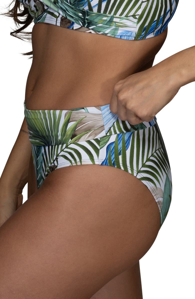 JANTZEN Barbara Convertible Bikini Bottoms, Alternate, color, White