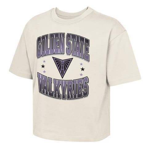 Youth Outerstuff  Natural Golden State Valkyries Unbeatable Boxy T-Shirt