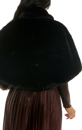 Faux Fur Capelet