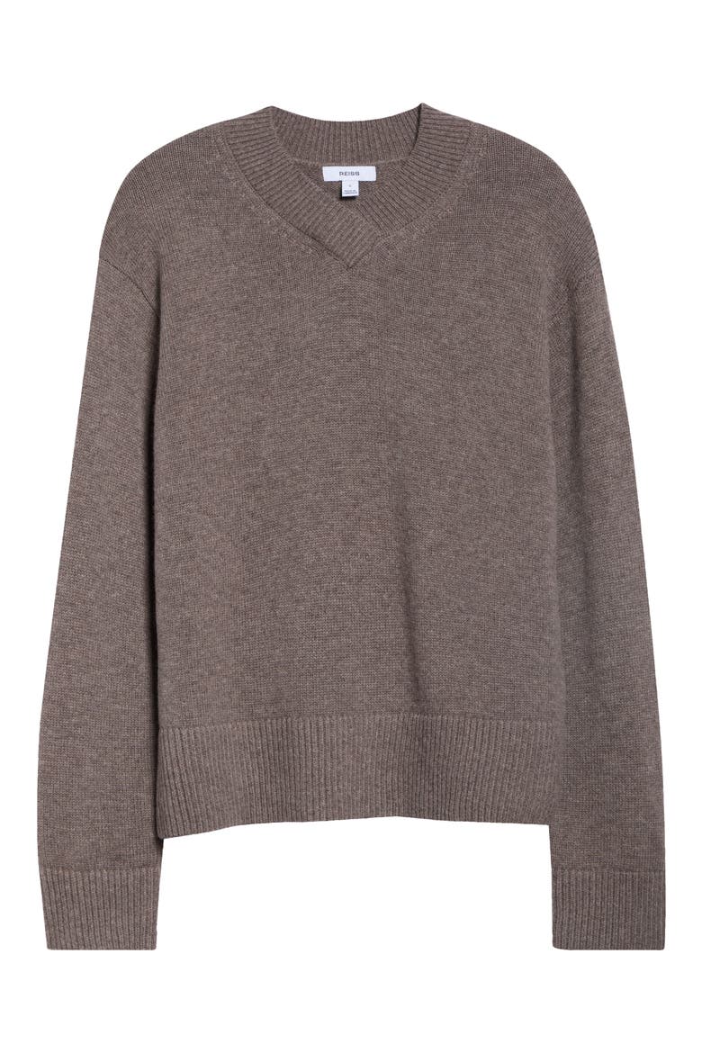 Mari Wool & Cashmere Sweater, Main, color, DARK NEUTRAL