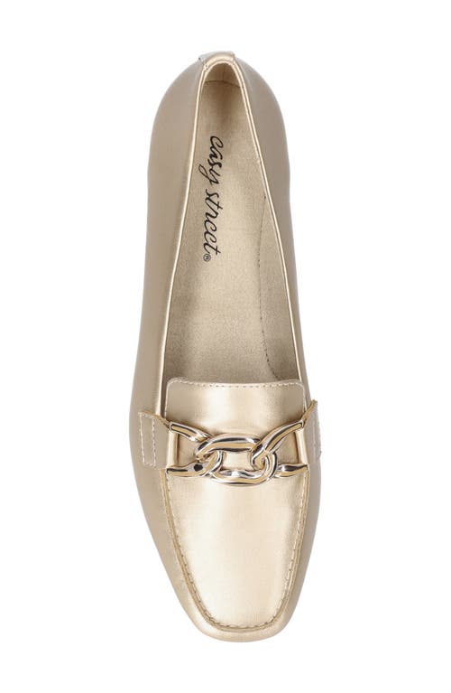 Easy Street Amber Loafer In Gold