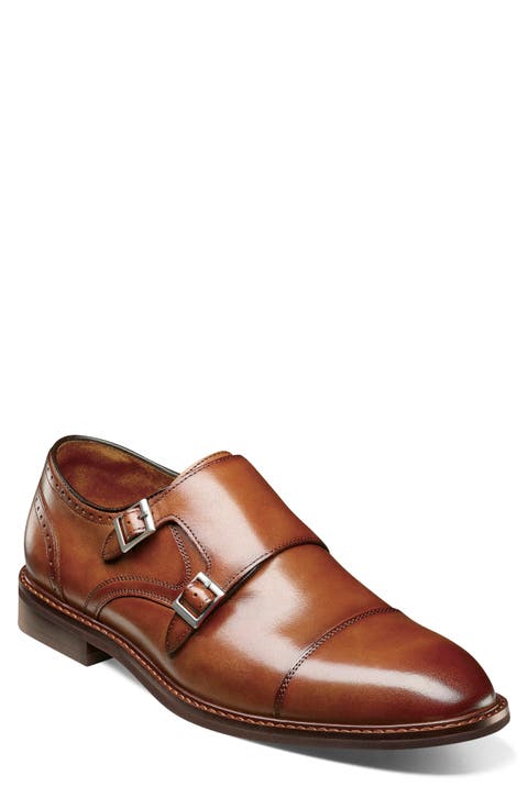 Boswell Double Monk Strap Shoe (Men)