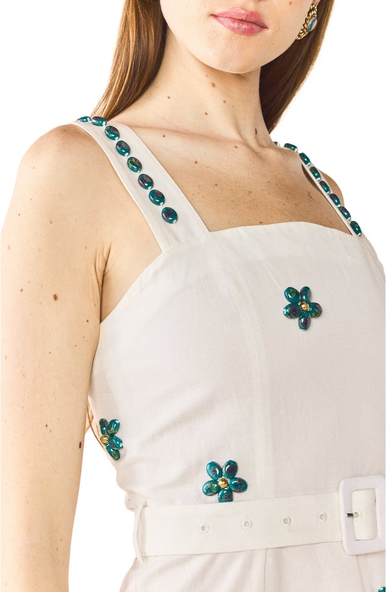 Eddy Sarah Bird Dress, Alternate, color, White