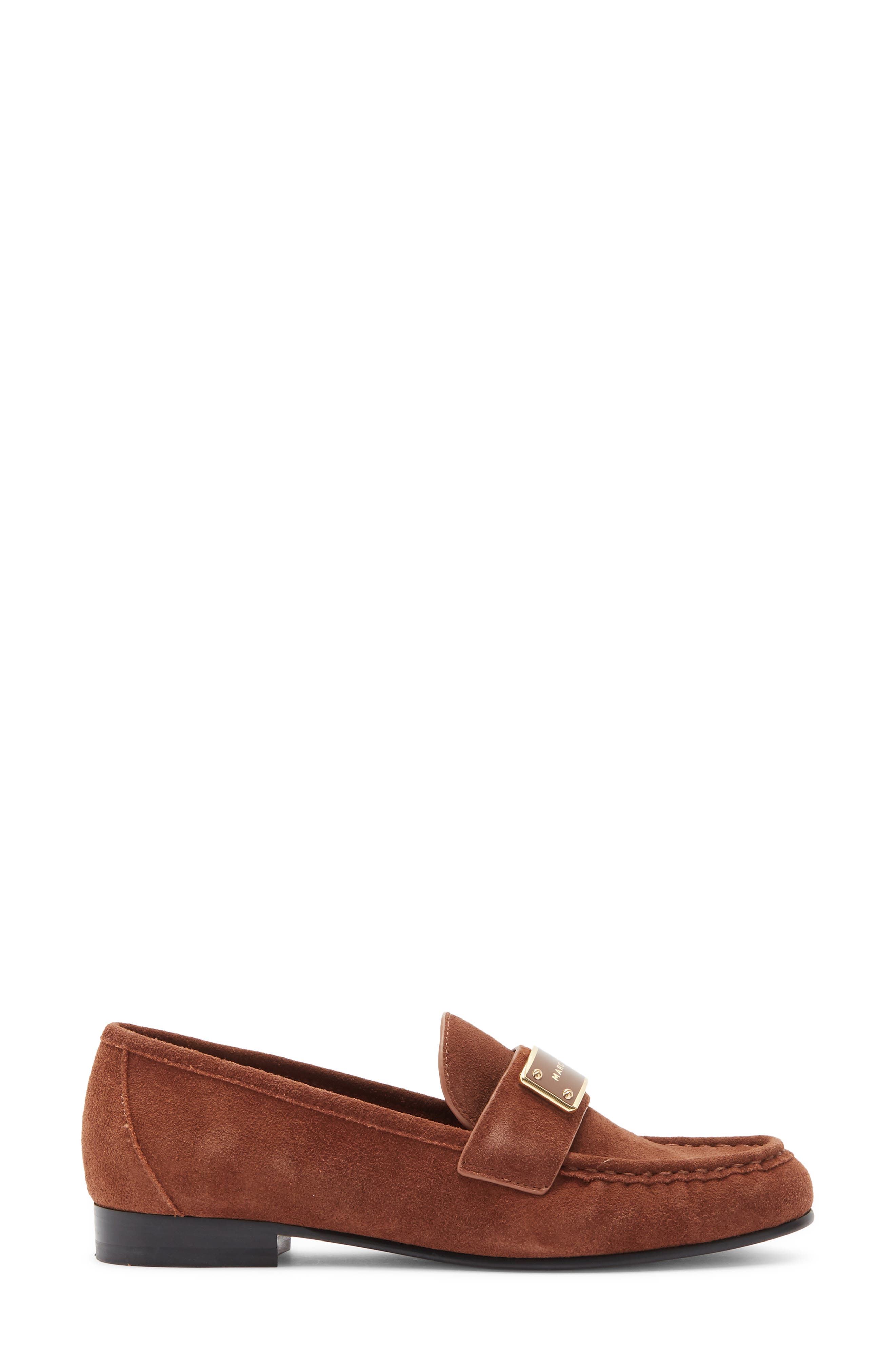 The Bold Logo Loafer, Alternate, color, COGNAC