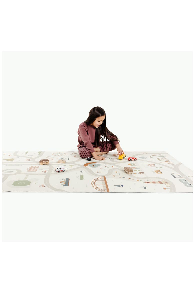 Uptown Print Leather Play Mat, Alternate, color, UPTOWN