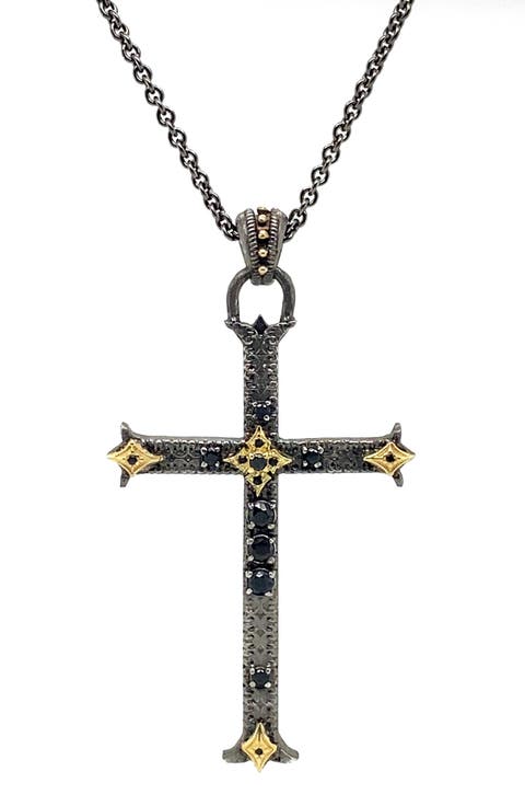 Romero Crivellie Cross Pendant Necklace