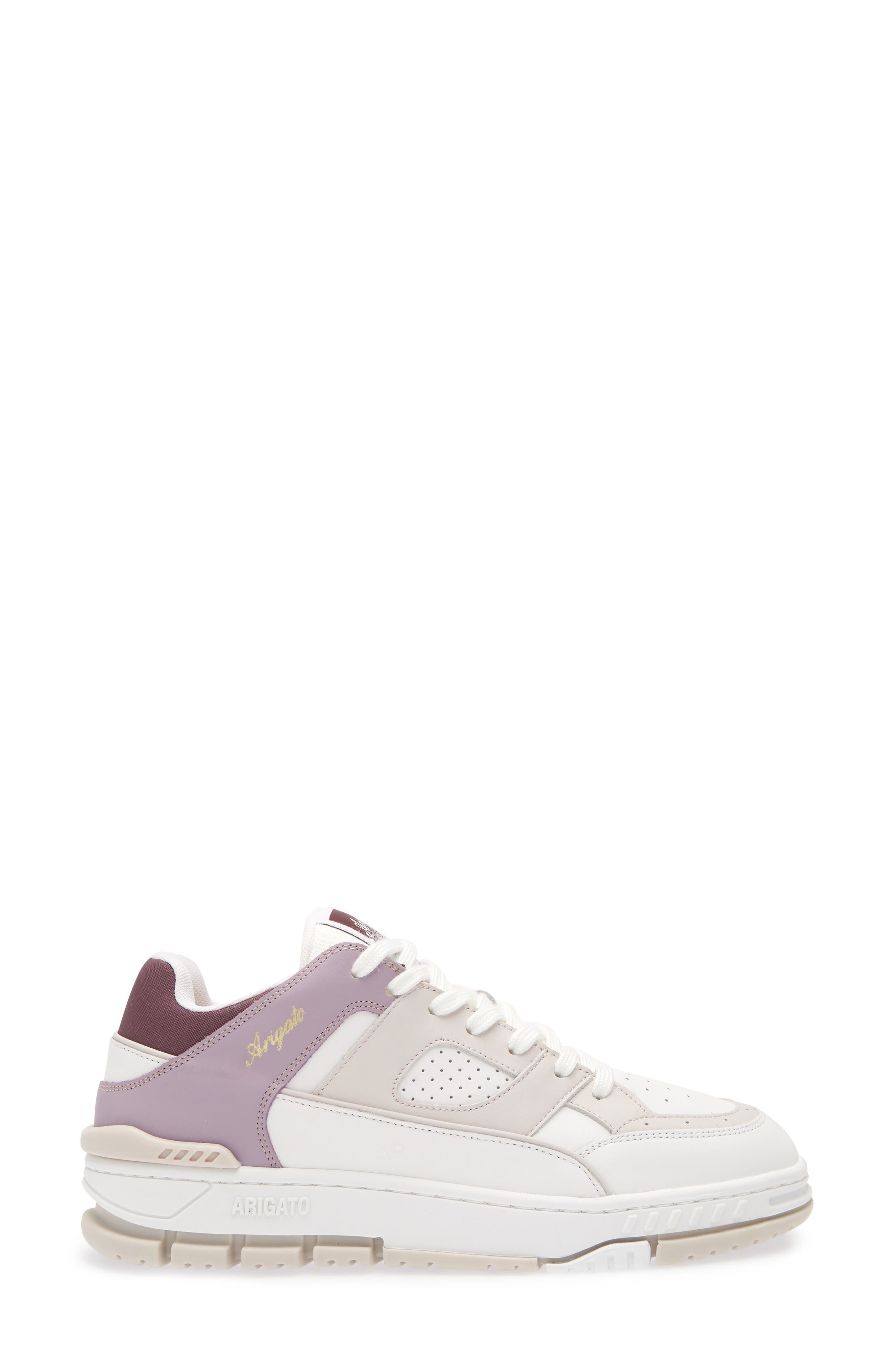 Axel Arigato Area Lo Sneaker, Alternate, color, White/ Lilac