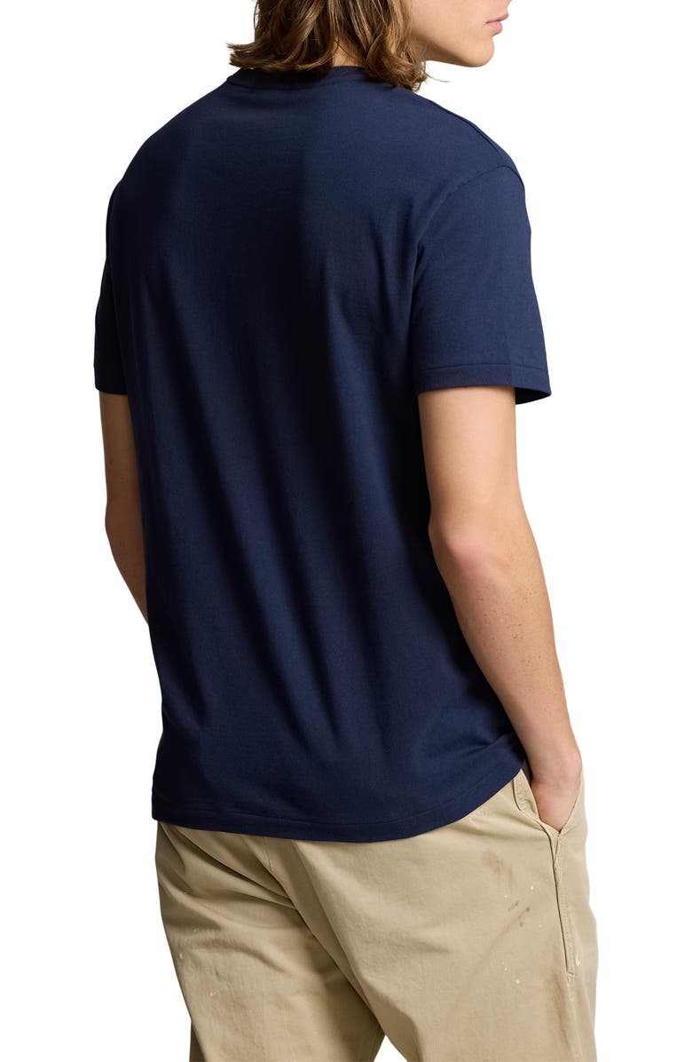 Polo Ralph Lauren Cotton Jersey Graphic T-Shirt, Alternate, color, Cruise Navy