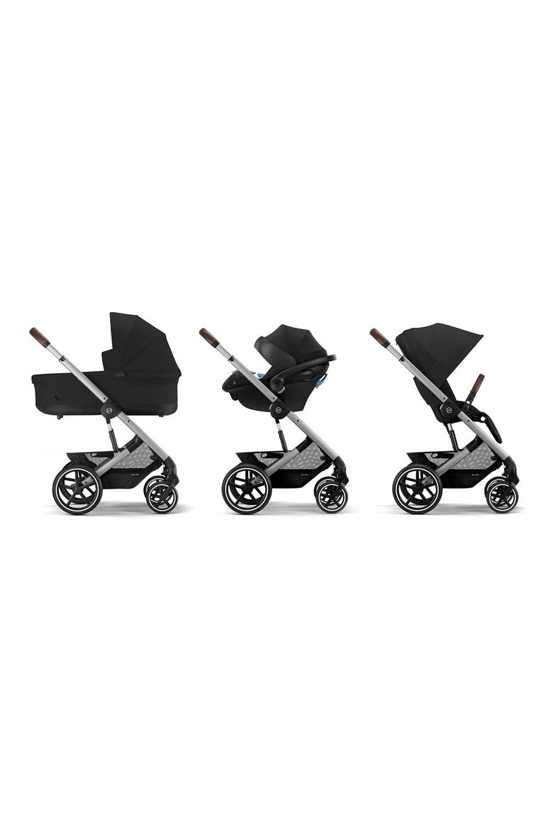 Balios S Lux Stroller + Aton G Infant Car Seat Travel System, Alternate, color, MOON BLACK