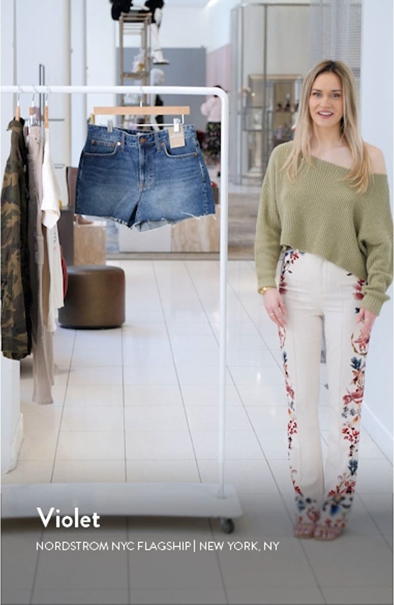 Relaxed Denim Shorts, sales video thumbnail