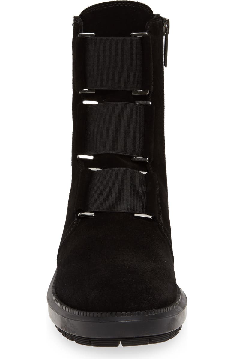 Aquatalia Liv Elastic Detail Weatherproof Boot, Alternate, color,