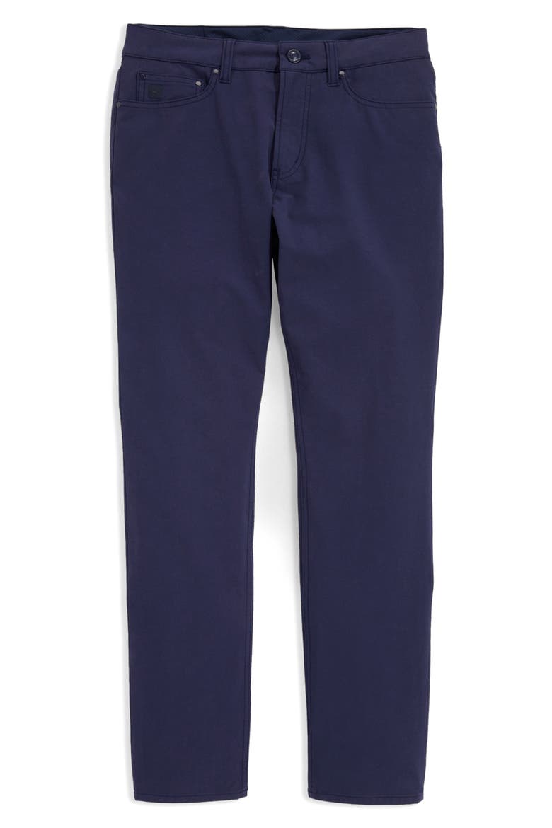 On-The-Go Water Repellent Stretch Canvas Pants, Alternate, color, NAUTICAL NAVY