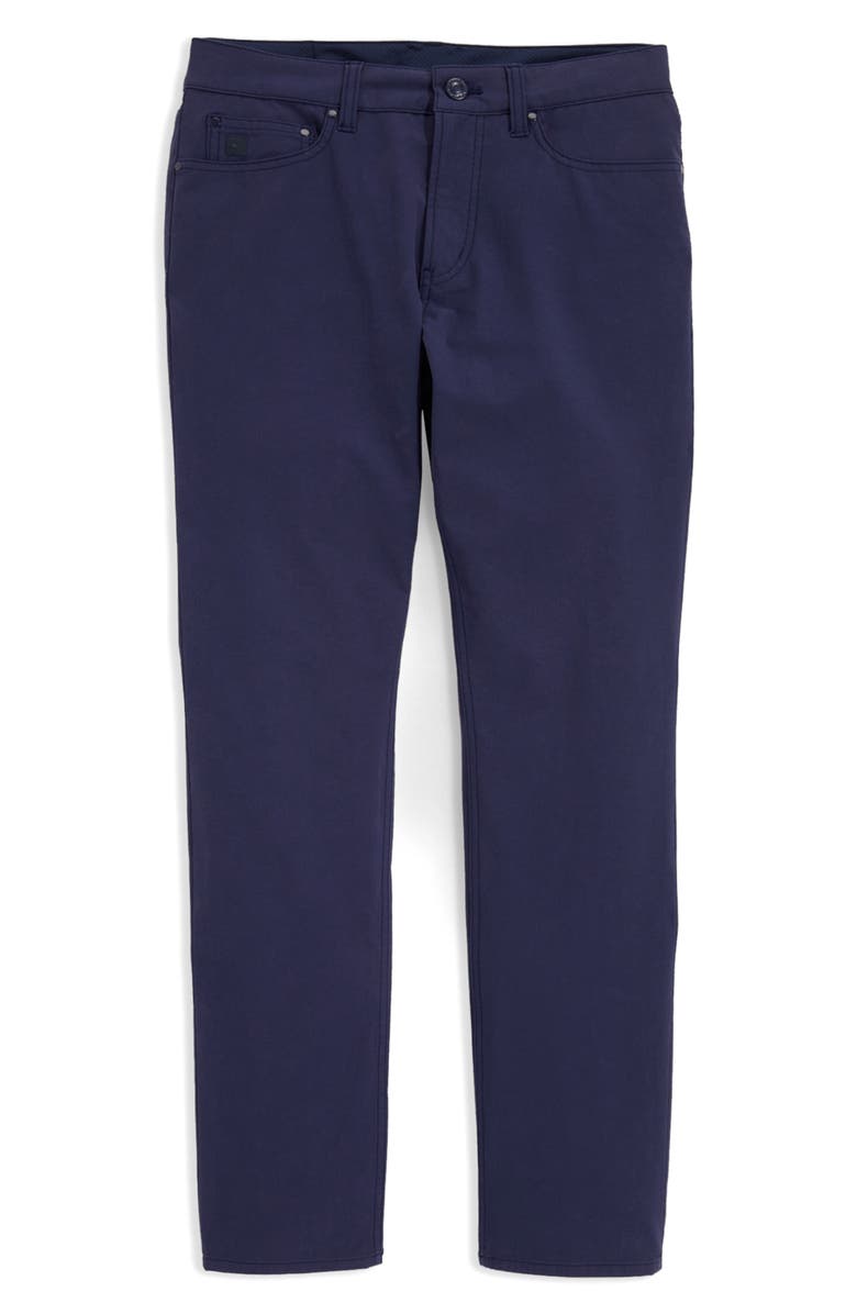 vineyard vines On-The-Go Water Repellent Stretch Canvas Pants, Alternate, color, Nautical Navy