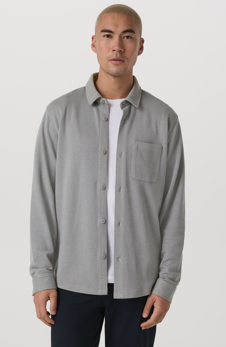 Vuori Jeffrey's Overshirt, Alternate, color, Grey