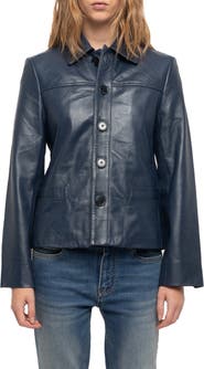 Zadig & Voltaire LIamys Leather Jacket