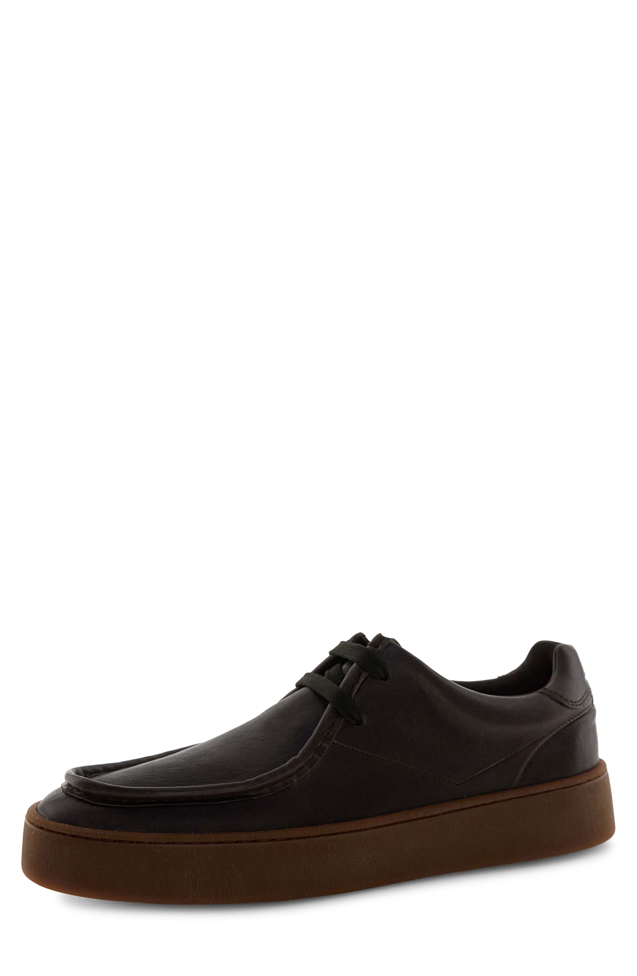 Mind Leather Moc Toe Shoe, Main, color, OXFORD