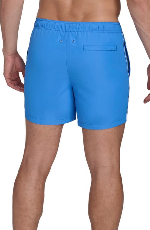 Calvin Klein Logo Piping Swim Trunks