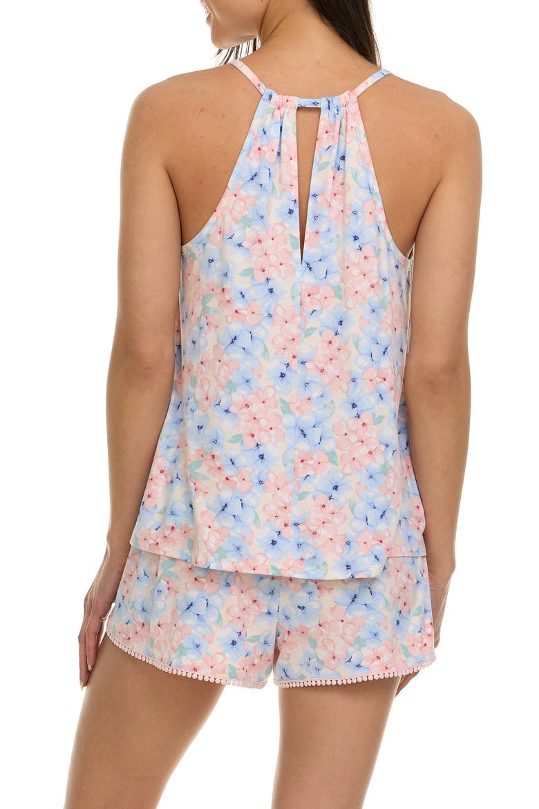 Petunia Floral Print Short Camisole Pajamas, Alternate, color, LIGHT PINK