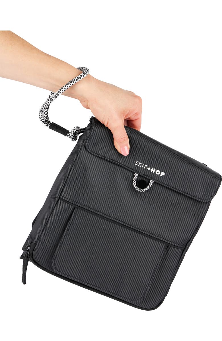 Skip Hop Clean Slate Changing Station Diaper Bag, Alternate, color, Black