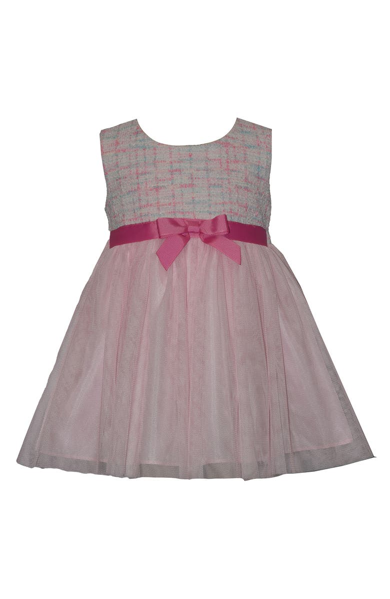 Iris & Ivy Bouclé Dress & Cardigan Set, Alternate, color, White Multi