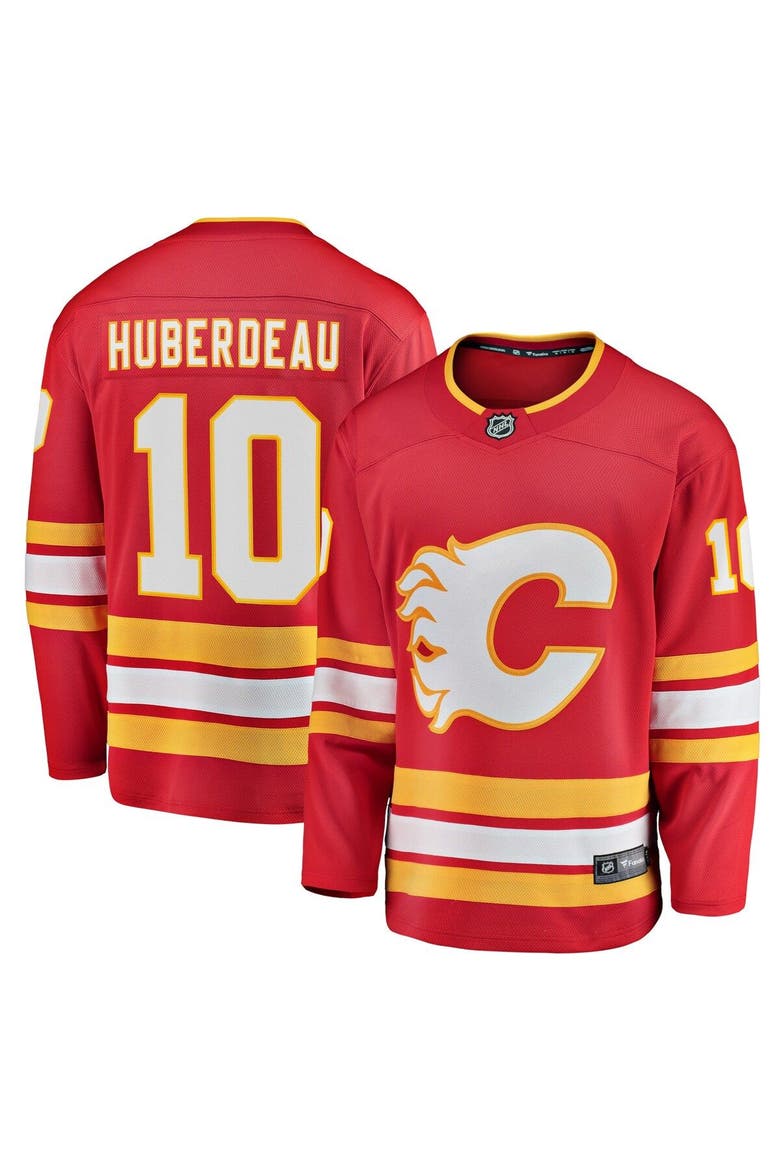 Men's Fanatics Branded Jonathan Huberdeau Red Calgary Flames Home Breakaway Player Jersey, Main, color, Red