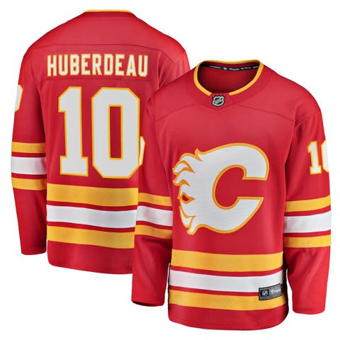 Men's Fanatics Branded Jonathan Huberdeau Red Calgary Flames Home Breakaway Player Jersey