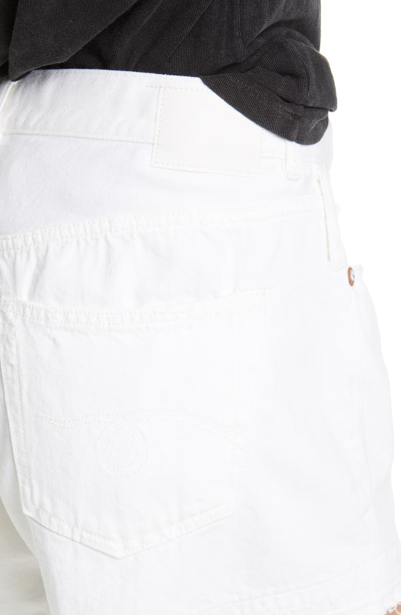R13 Crossover Denim Shorts, Alternate, color,