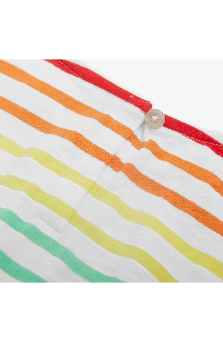 Primary Kids Backyard Dress In Double Rainbow Stripe, Alternate, color,