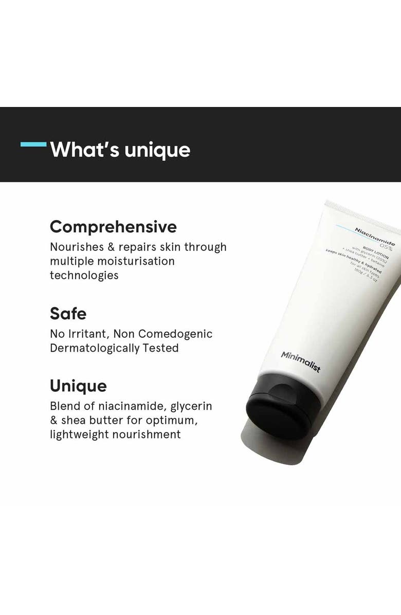 Minimalist Niacinamide 05% Body Lotion, Alternate, color, 