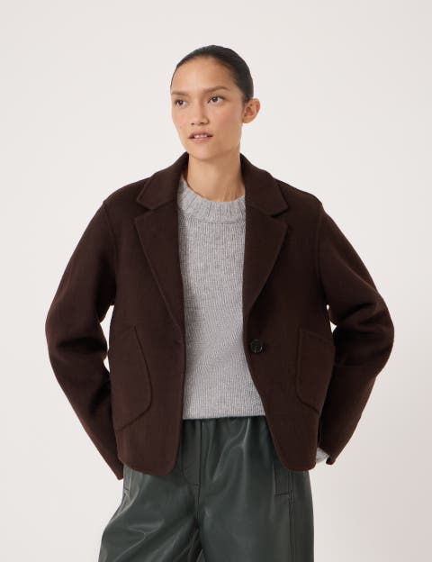 Mina Pure Wool Double Faced Blazer