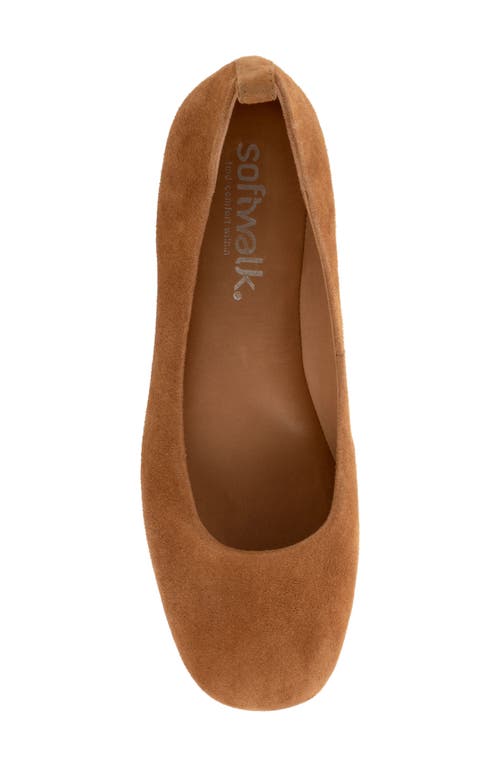 Softwalk ® Kiris Flat In Luggage Suede