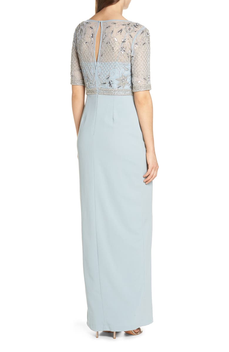 Adrianna Papell Beaded Gown, Alternate, color,