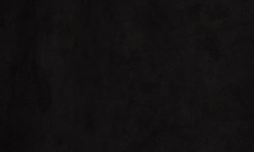 Max Studio Faux Suede Miniskirt In Black