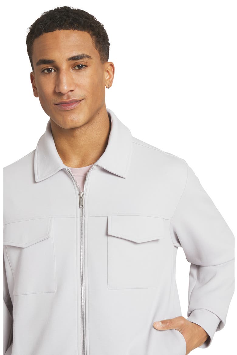 Empire Knit Jacket, Alternate, color, MICRO CHIP