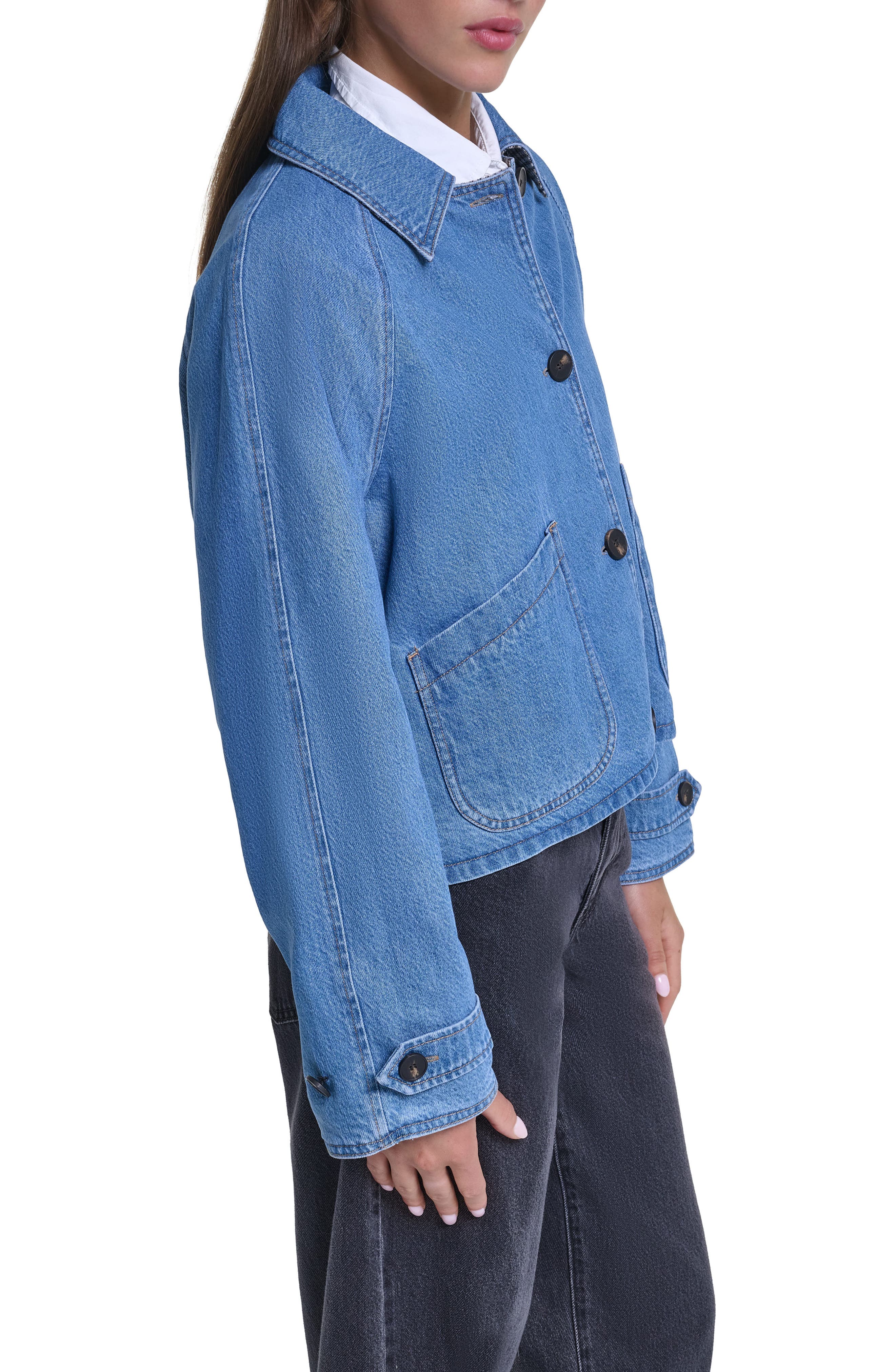Levi's Reversible Crop Trench Jacket (Women) | Nordstrom