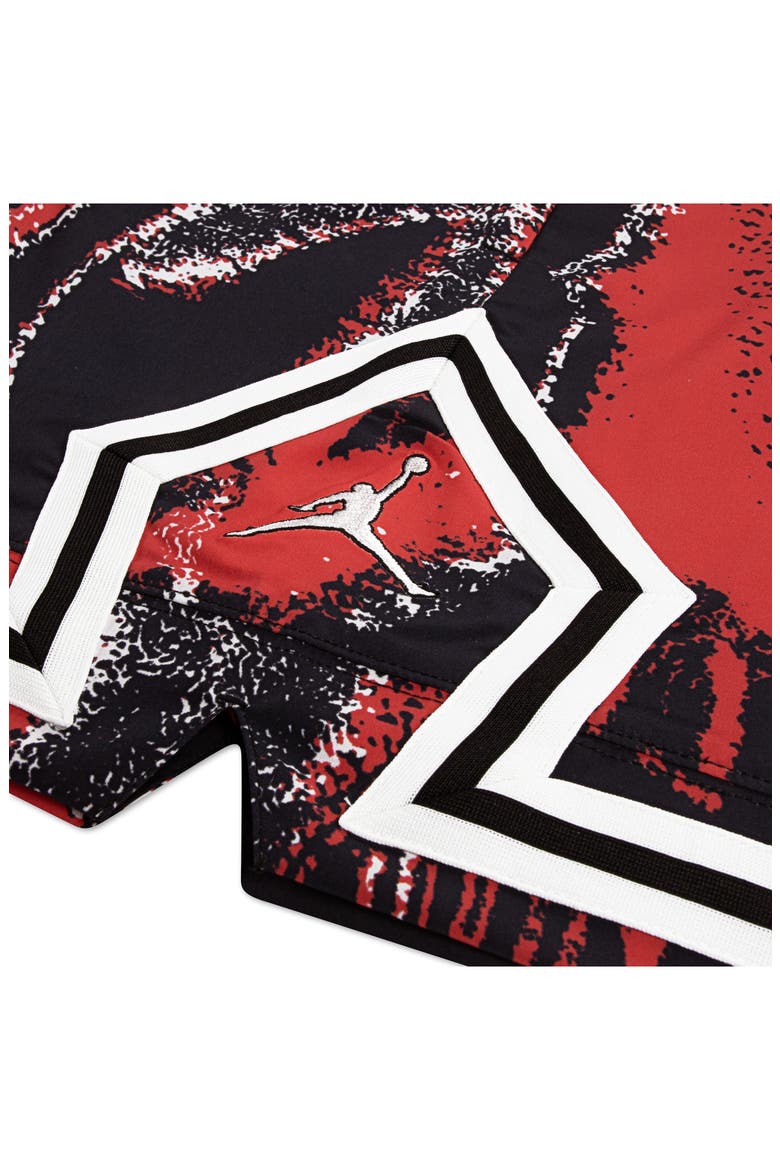 Kids' Sport Woven Diamond Shorts, Alternate, color, BLACK