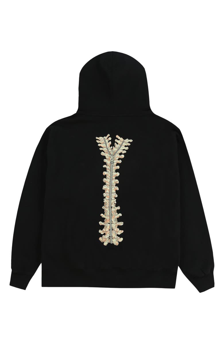 PLEASURES Spinal Embroidered Hoodie, Alternate, color, 