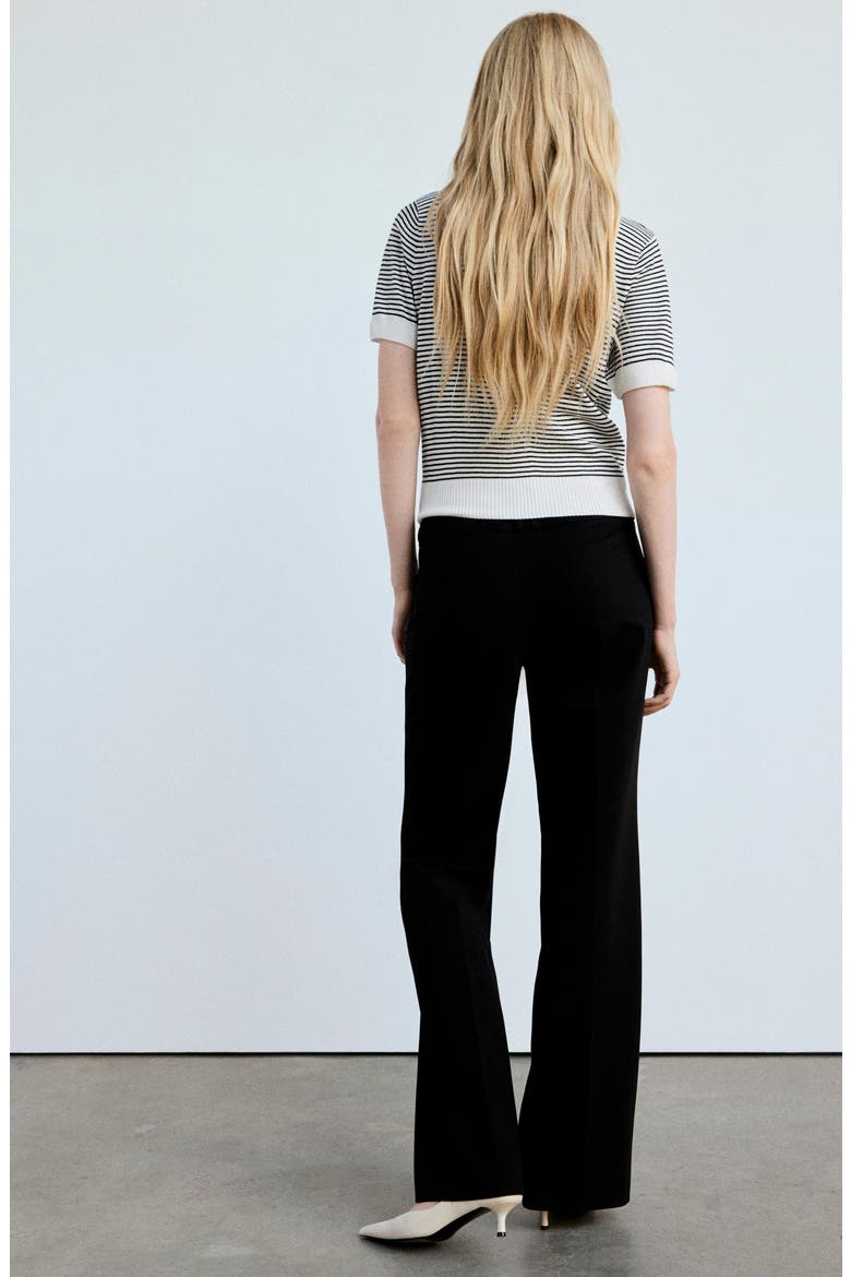 Stripe Polo Sweater, Alternate, color, ECRU
