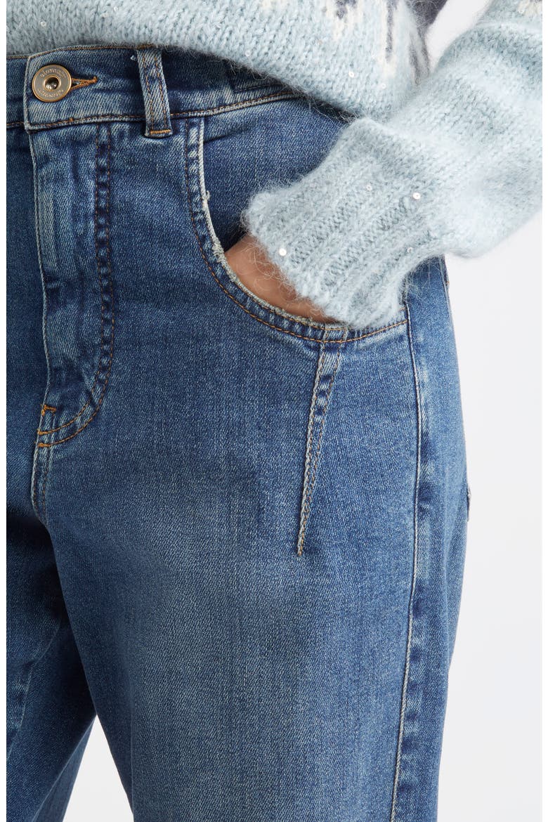 Crop Straight Leg Jeans, Alternate, color, 08N ZUCCHERO