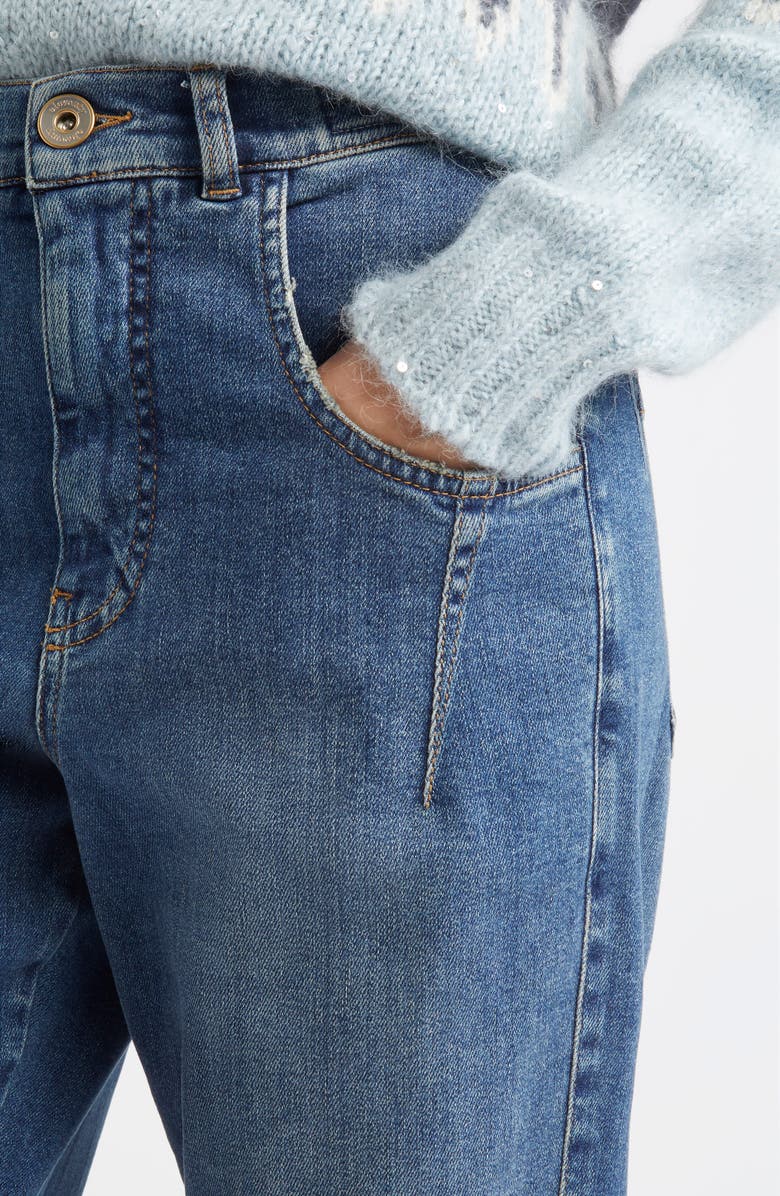 Eleventy Crop Straight Leg Jeans, Alternate, color, 08N Zucchero