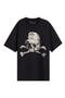 Skull Cap Oversize Cotton Graphic T-Shirt
