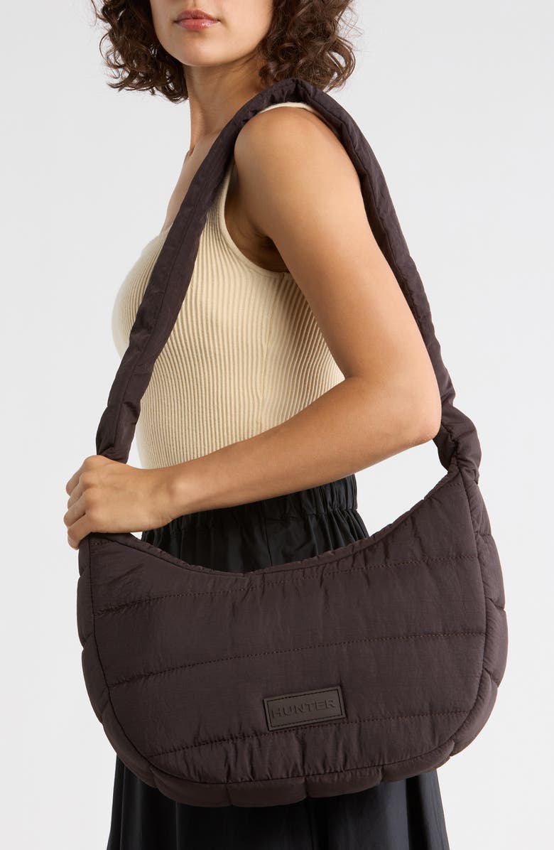 Hunter Dash Quilted Nylon Shoulder Bag, Alternate, color,