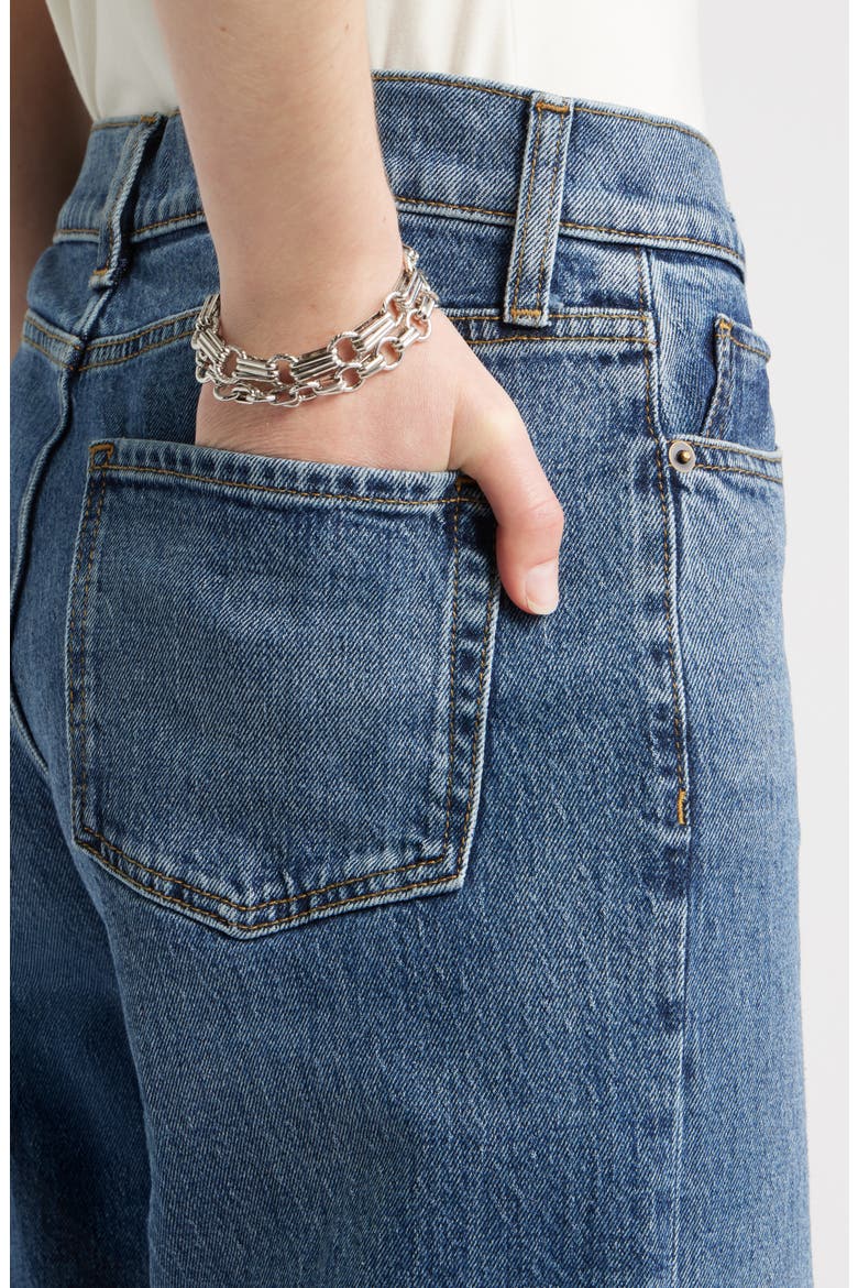 High Waist Wide Leg Jeans, Alternate, color, MERCER WASH