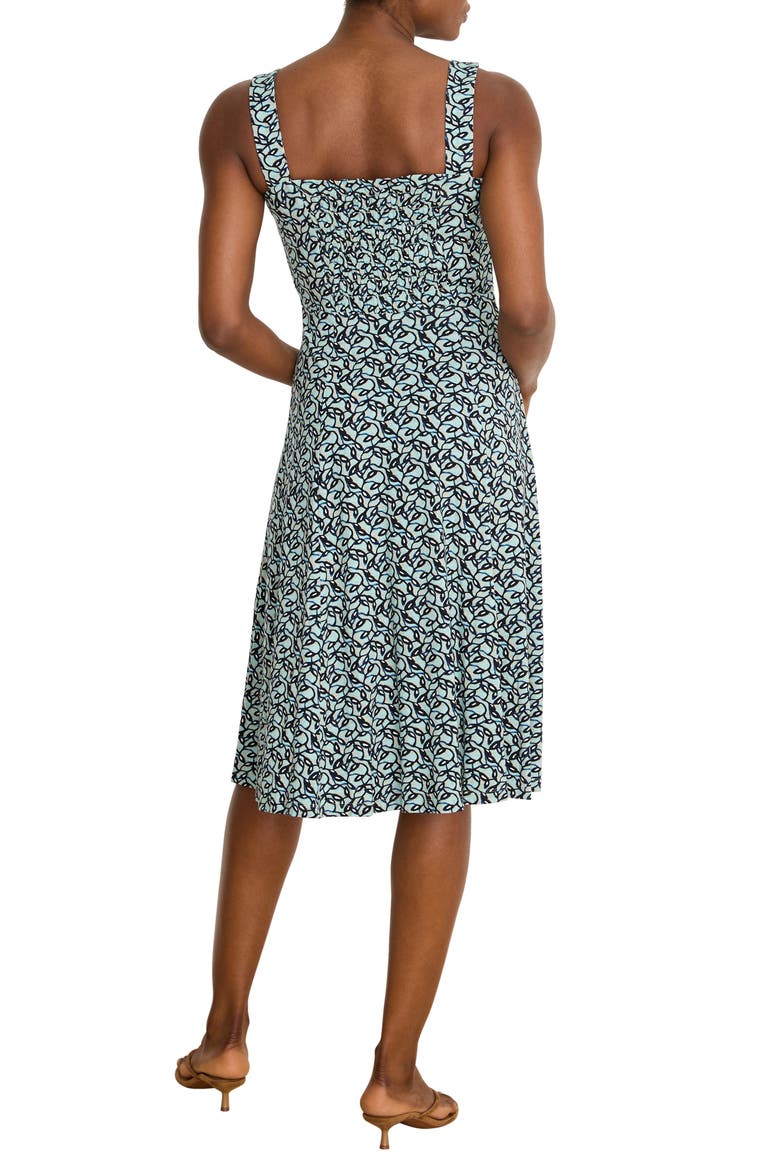 Emma Vines Dress, Alternate, color, AQUA MULTI
