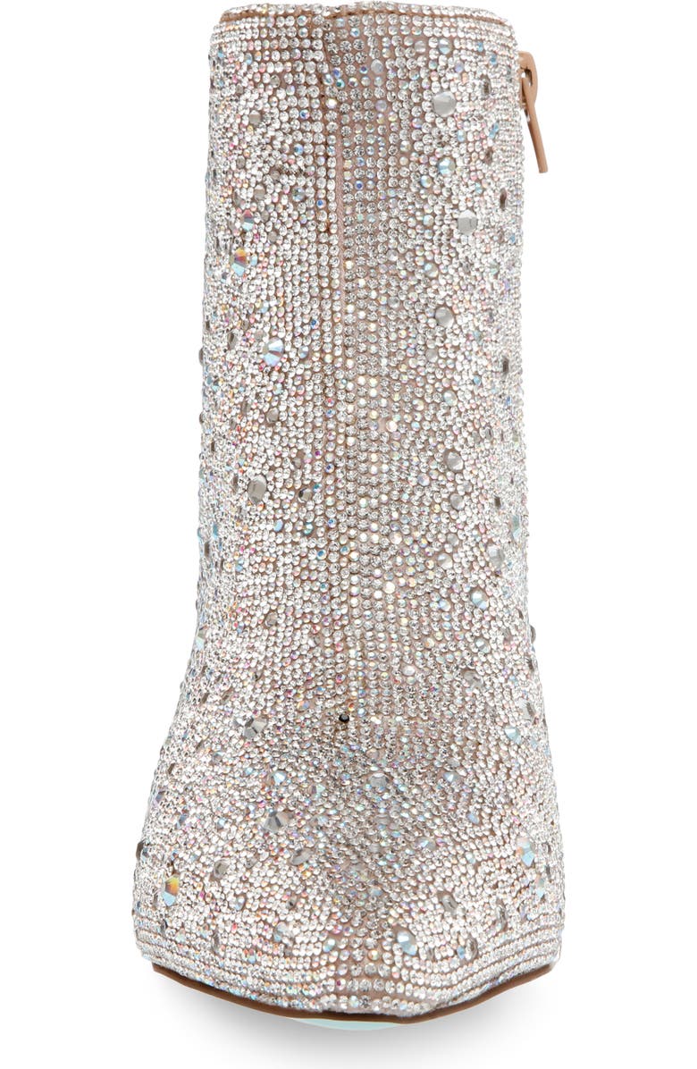 Betsey Johnson Corry Embellished Pointed Toe Bootie, Alternate, color,