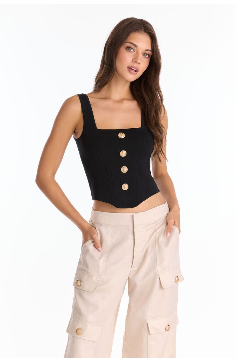 The Noli Shop Venus Button Top, Main, color, 