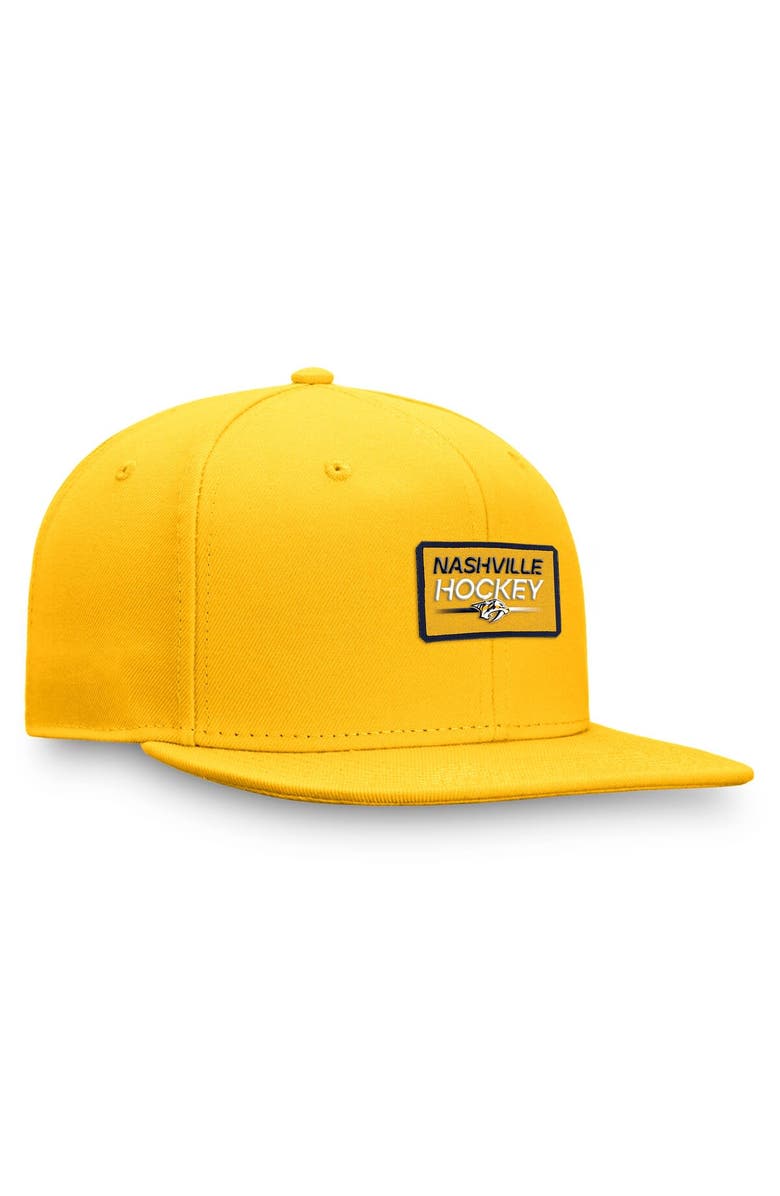 FANATICS Men's Fanatics Branded Gold Nashville Predators Authentic Pro Prime Snapback Hat, Alternate, color, Gold