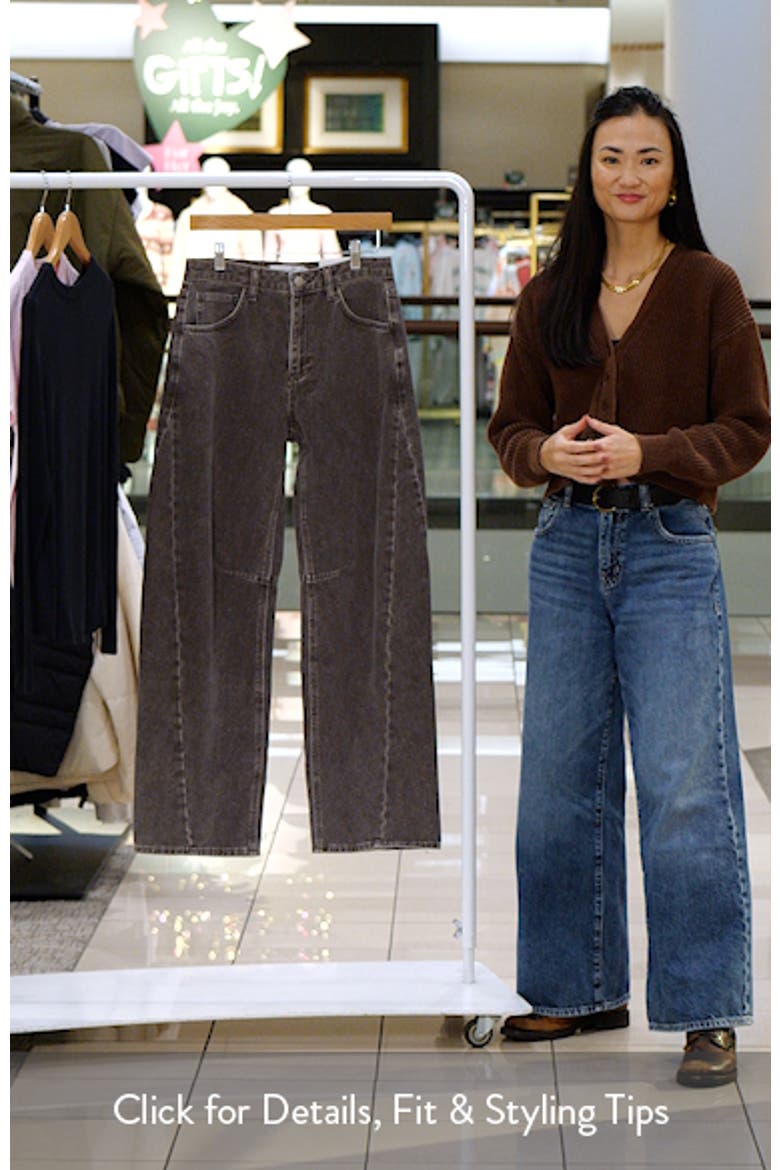 Barrel Leg High Waist Jeans video