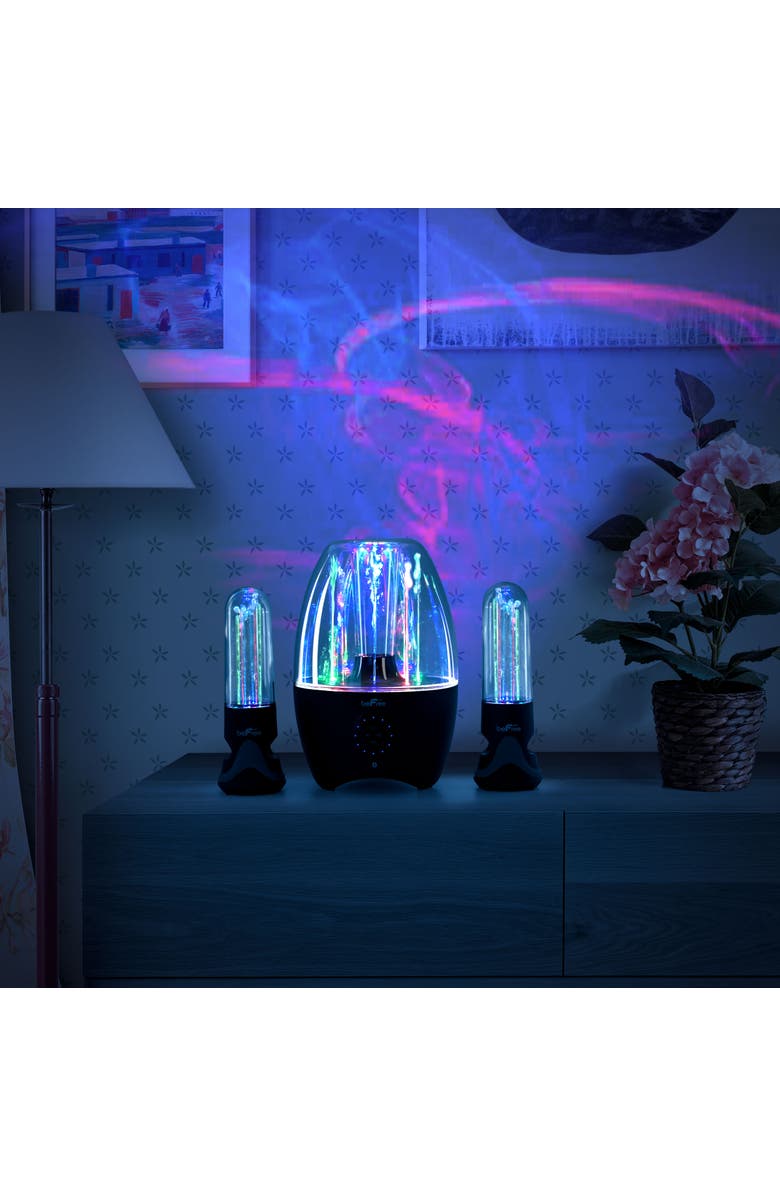 Befree Sound 2.1 Channel Bluetooth Multimedia LED Dancing Water Sound System, Alternate, color, Black