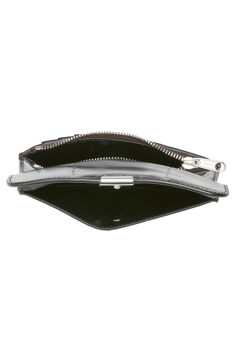 Lemaire Soft Tab Card Holder Coin Purse, Alternate, color, Espresso